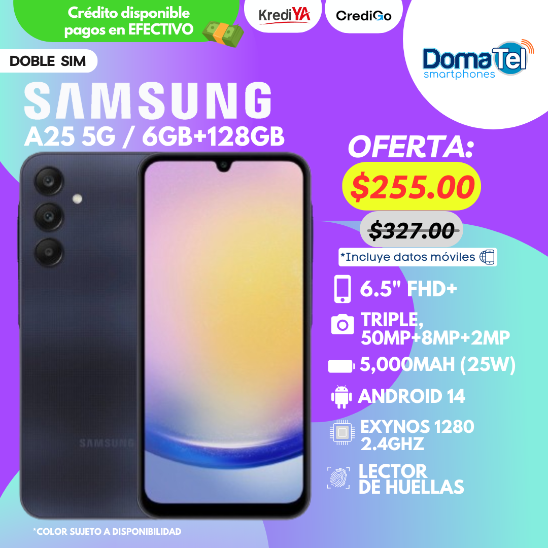 Samsung A25 5G / 6GB RAM + 128GB ROM