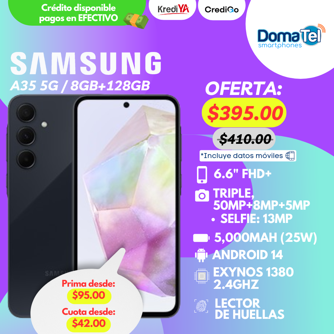 Samsung A35 5G / 8GB RAM +128GB ROM