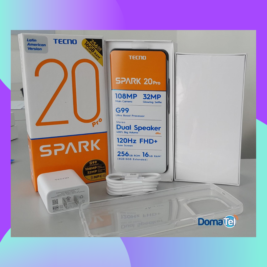 Tecno Spark 20 Pro / 8GB RAM + 256GB ROM